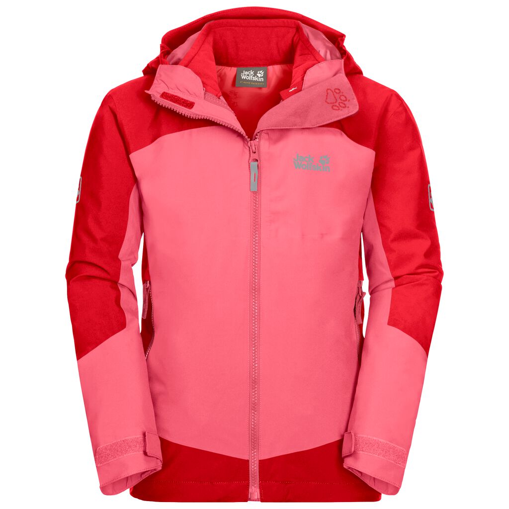 Jack Wolfskin ROPI Vestes Enfant Corail Rose - IHJEDVR-70